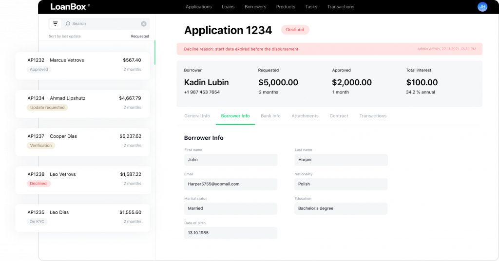 HES LoanBox: Credit Decisioning Automation and Custmization