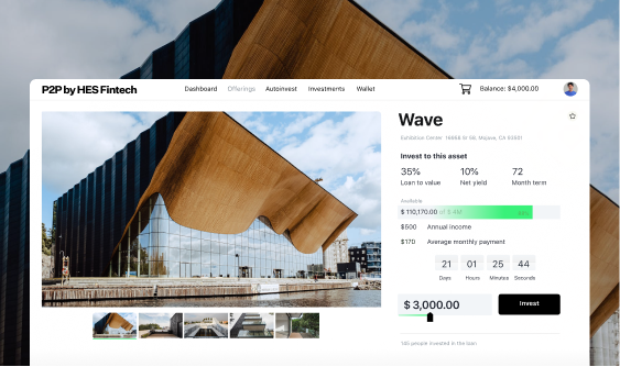 Peer-to-Peer Loan Software | P2P Lending System | HES FinTech