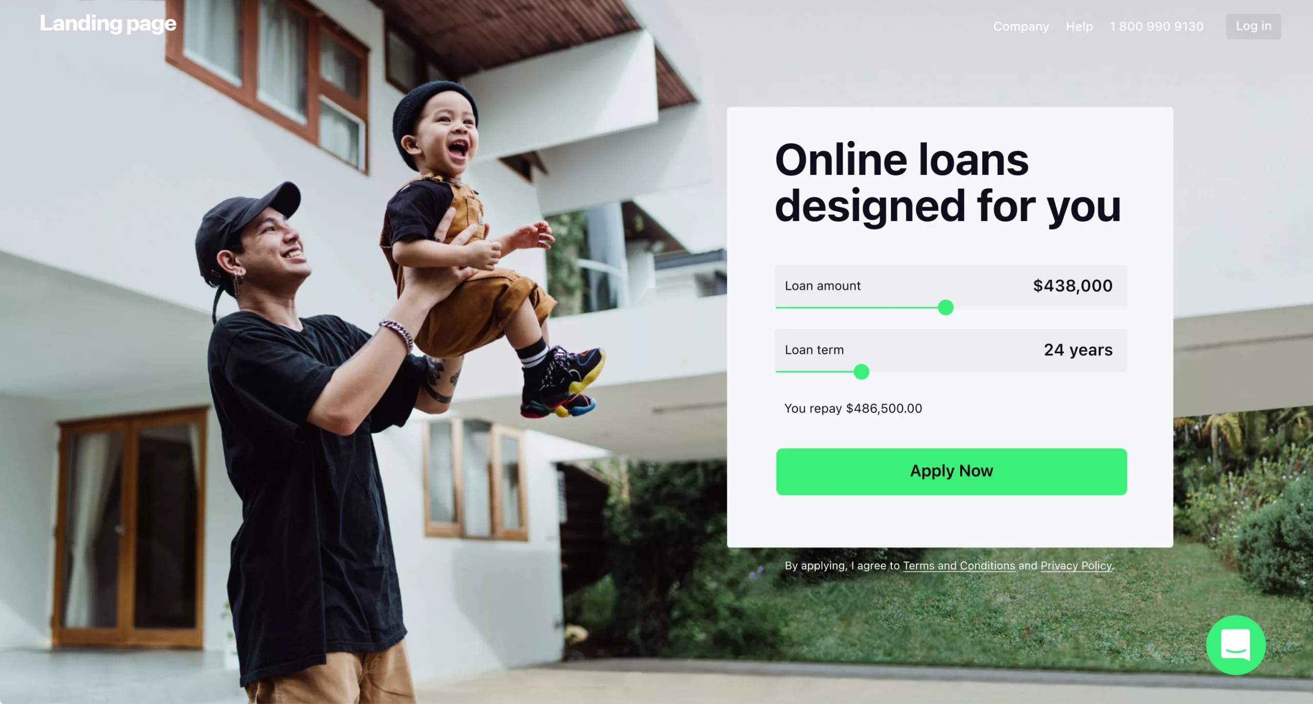 HES LoanBox Landing Page
