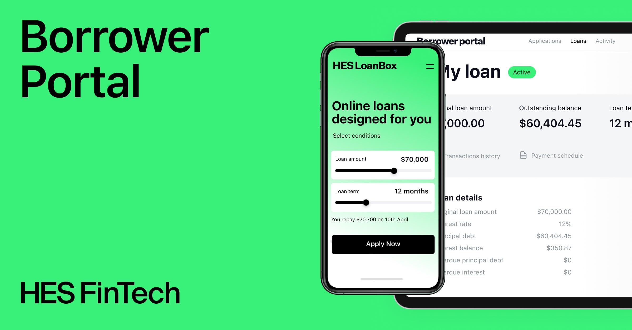 Tower Loan Payment Portal Sign Up Borrower Portal | HES LoanBox | HES FinTech