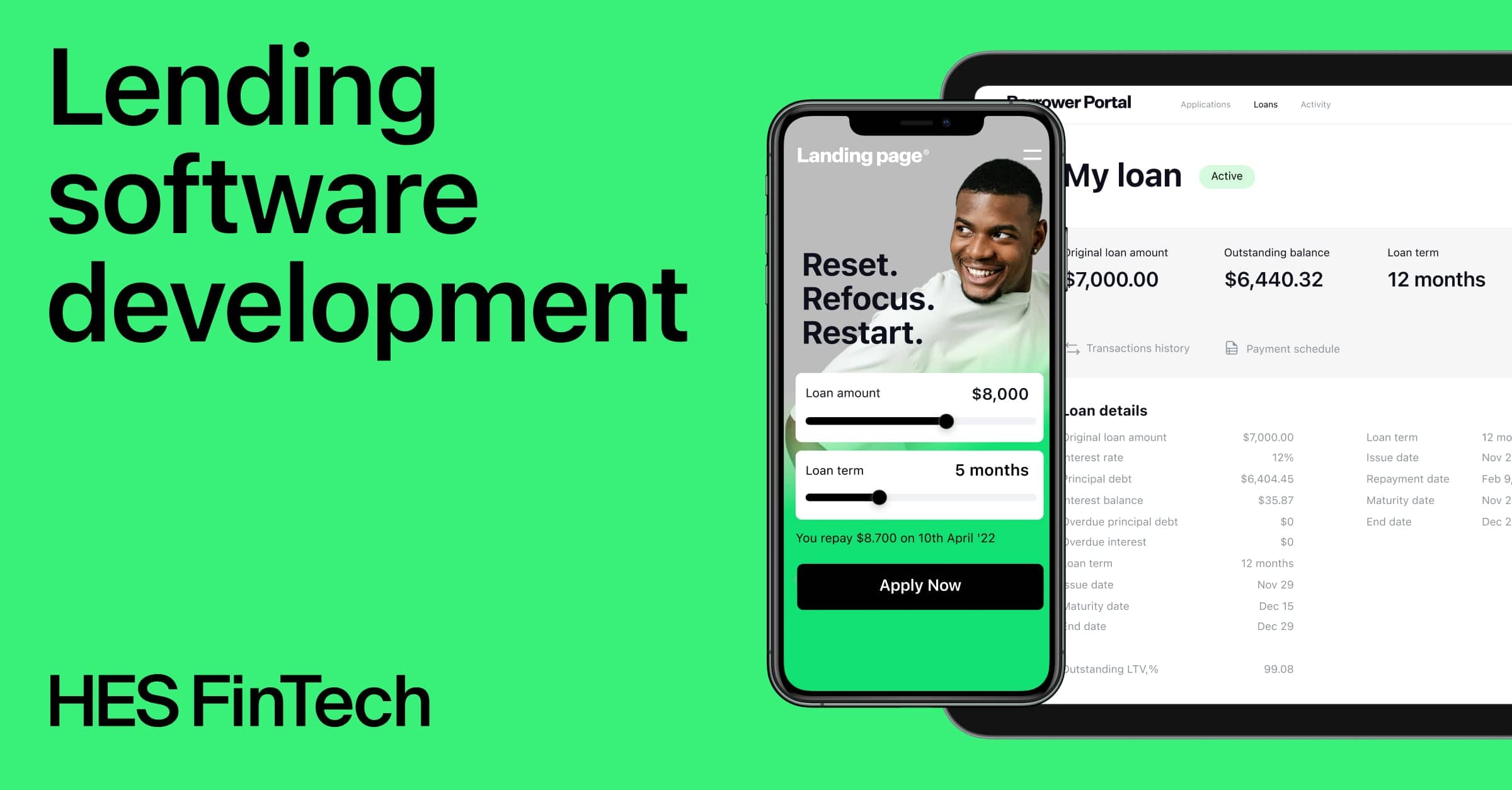 Lending Software Development Company & Services | HES FinTech