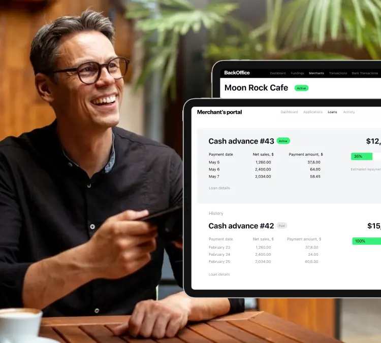 merchant cash advance software by hes fintech