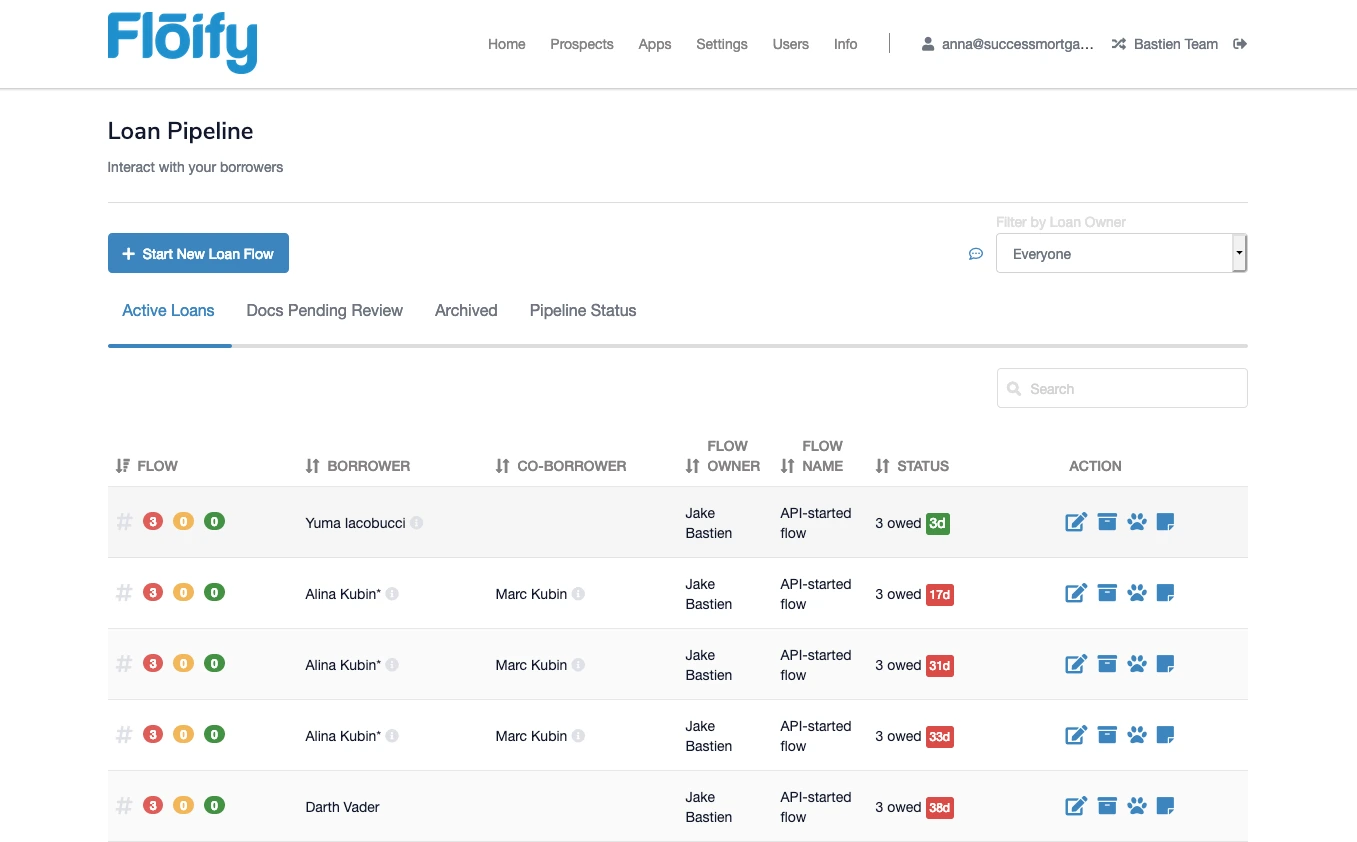 Floify Lending Origination Software