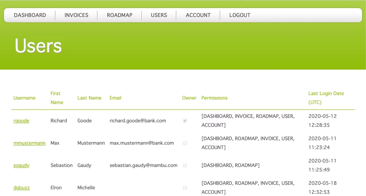 Mambu lending software