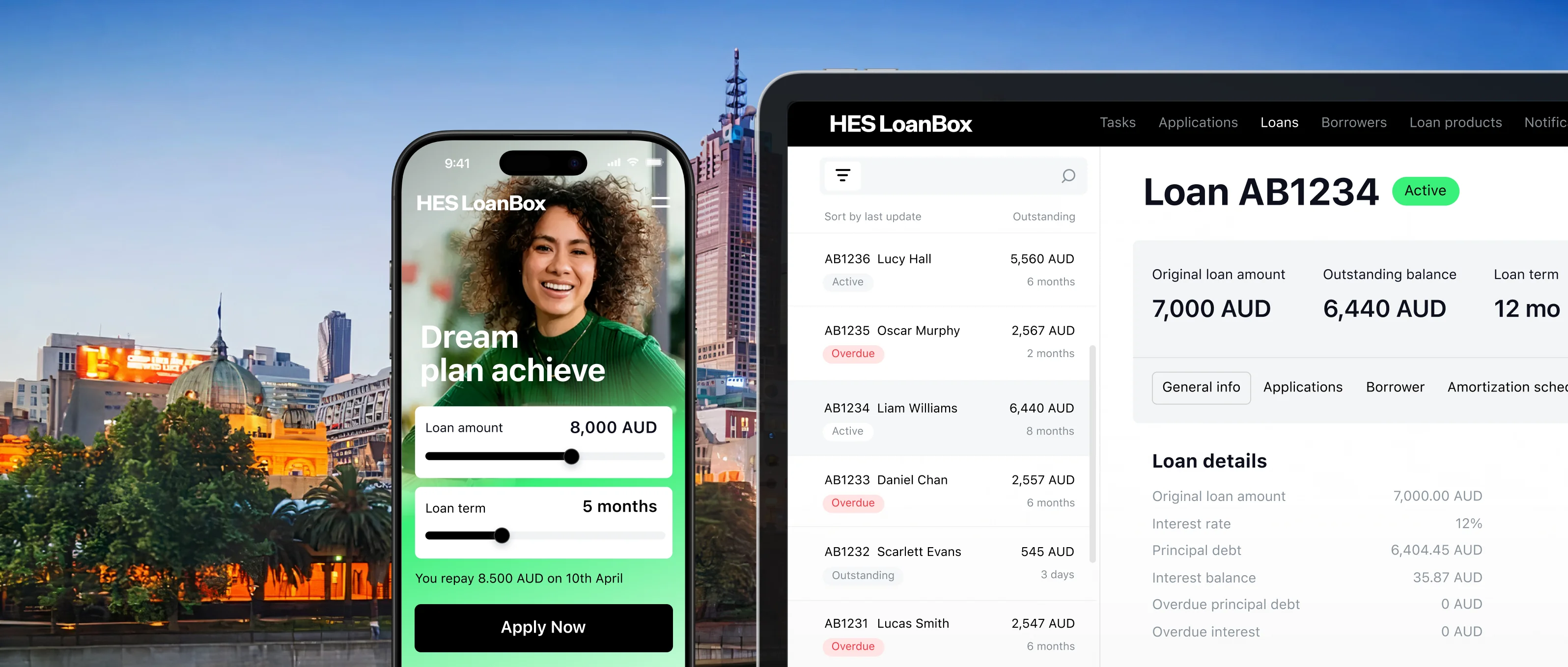 Loan management system in Australia