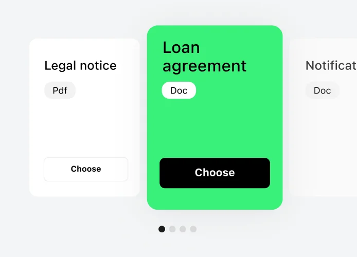 Automated loan contract generation