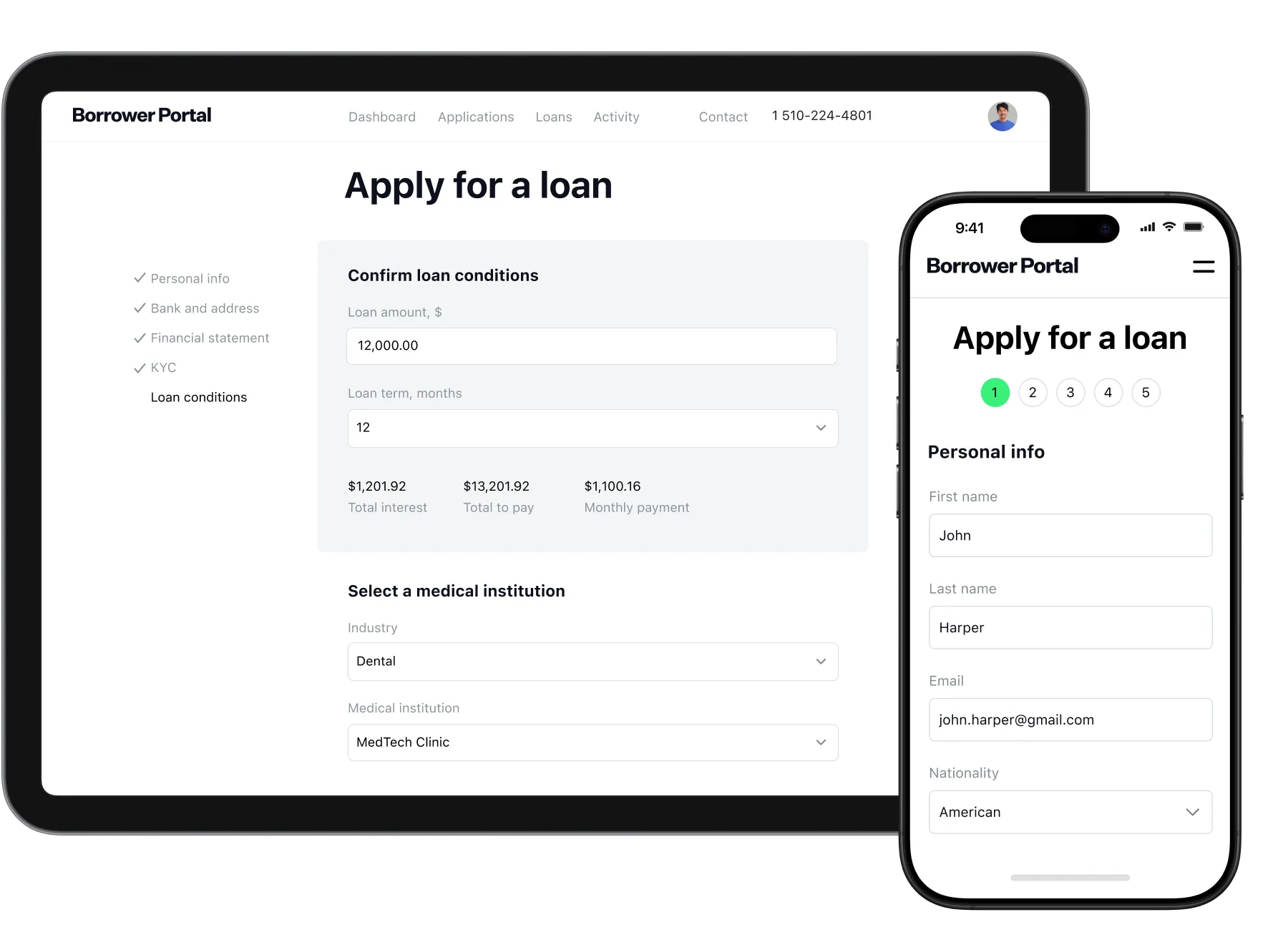 patient financing software onboarding