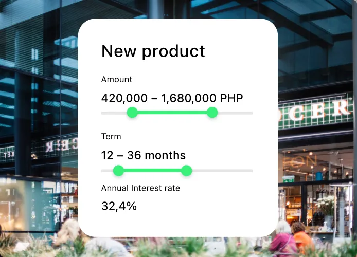 Configurable lending products in HES LoanBox